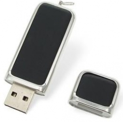  USB cuir/métal