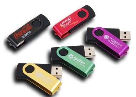  USB twister Metal couleurs